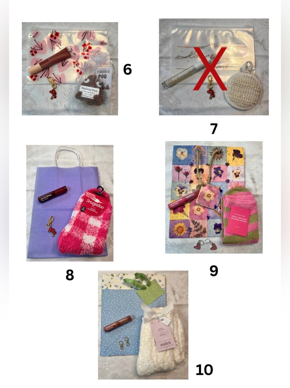 Gift Bag Bundles - Lovely Lip Products, Earrings/Charm, Self-Care Fun-Tastic! - Picture 3 of 8